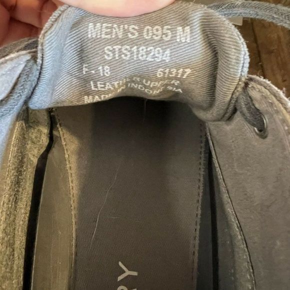 Mens Sperry Leeward Mini Lug Chukka Gray Leather Ankle Boots Size 9.5 M EUC - Picture 5 of 5